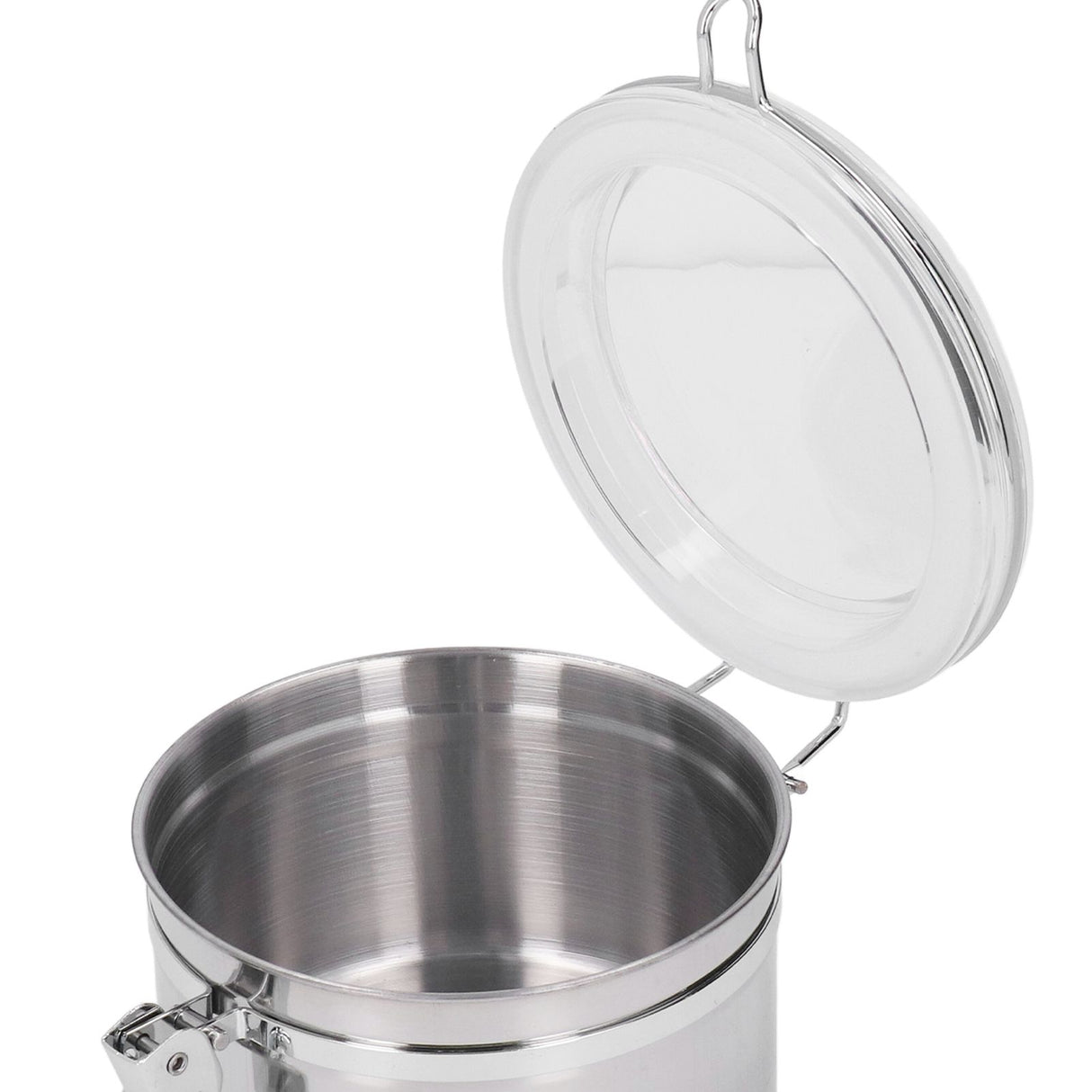 Stainless Steel Sealed Can Food Storage Container Airtight Canister for Dried Fruit Milk Powder Tea Small 900ml