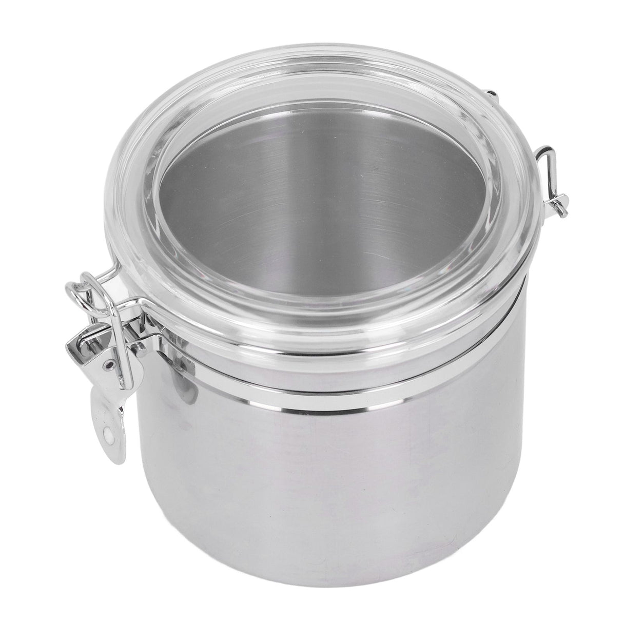 Stainless Steel Sealed Can Food Storage Container Airtight Canister for Dried Fruit Milk Powder Tea Medium 1300ml