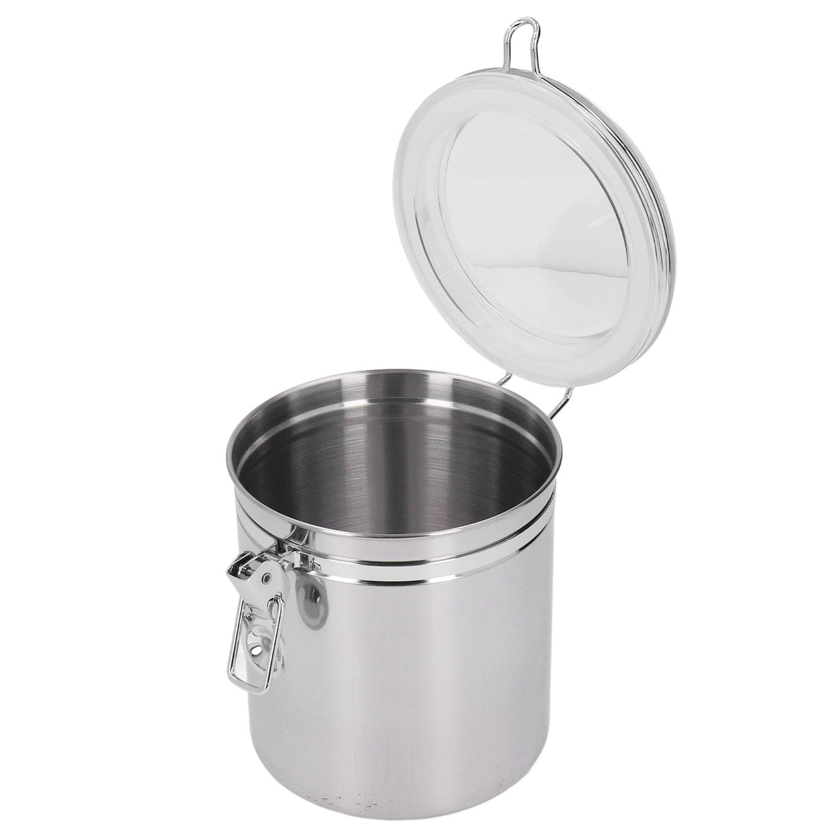 Stainless Steel Sealed Can Food Storage Container Airtight Canister for Dried Fruit Milk Powder Tea Large 1600ml