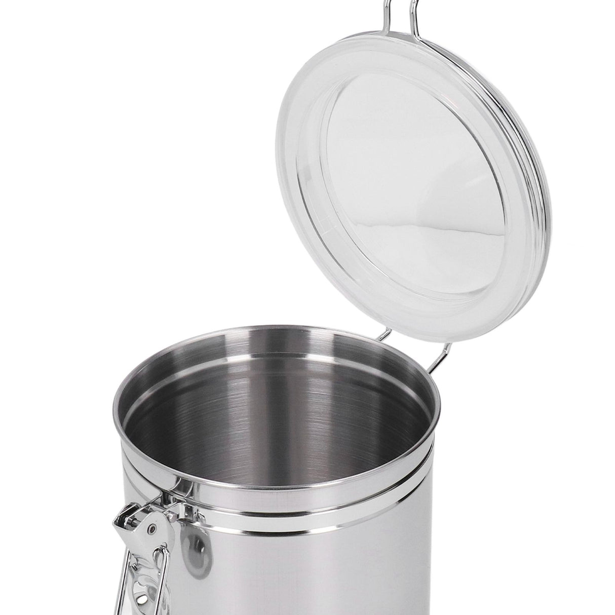 Stainless Steel Sealed Can Food Storage Container Airtight Canister for Dried Fruit Milk Powder Tea Large 1600ml