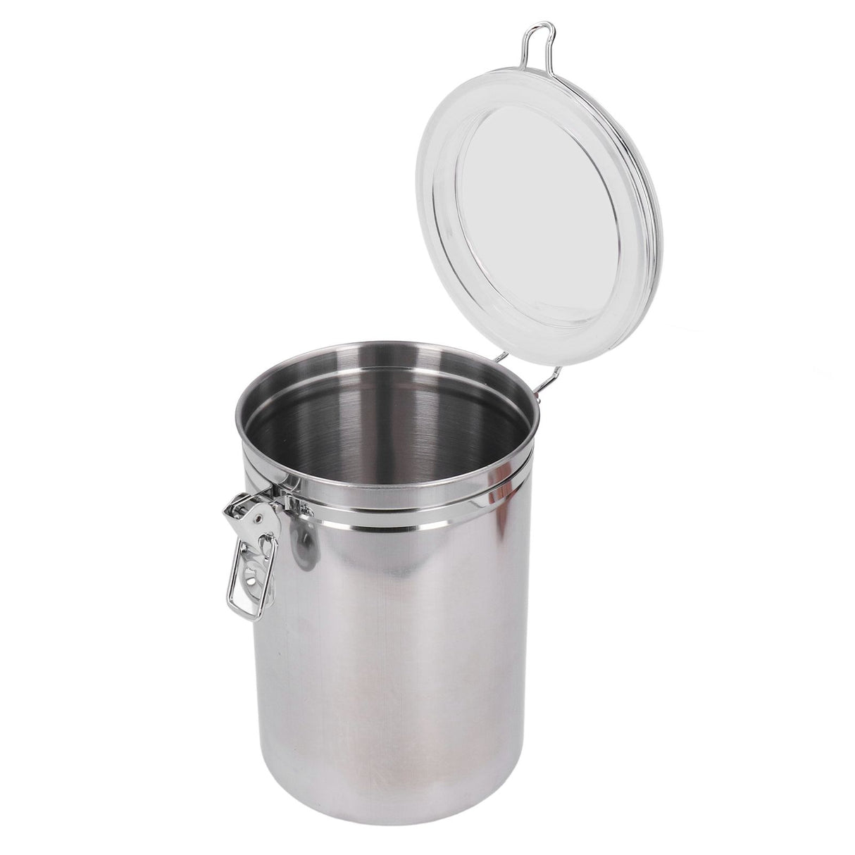 Stainless Steel Sealed Can Food Storage Container Airtight Canister for Dried Fruit Milk Powder Tea Extra Large 2100ml