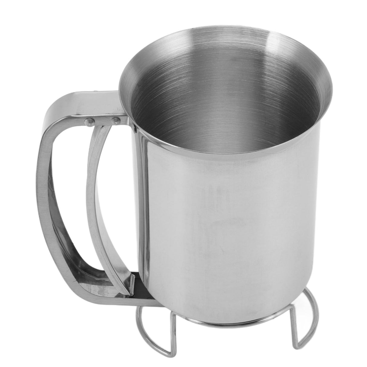 Pancake Batter Dispenser Handheld Stainless Steel Pancake Pourer for Baking Cupcakes Muffins