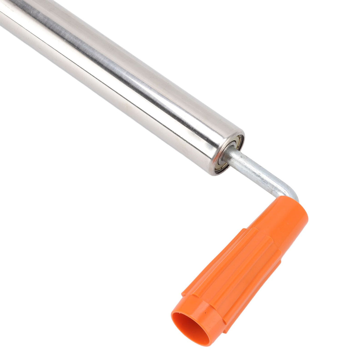 Rolling Pin Stainless Steel Dough Roller Fixed 360° Rotation for Pastry Bread Pizza M