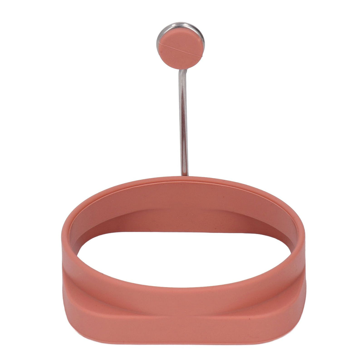 5 PCS Handle Egg Frying Rings Silicone Double Sided Egg Rings Quadrate Round Dual Use Omelet Mold
