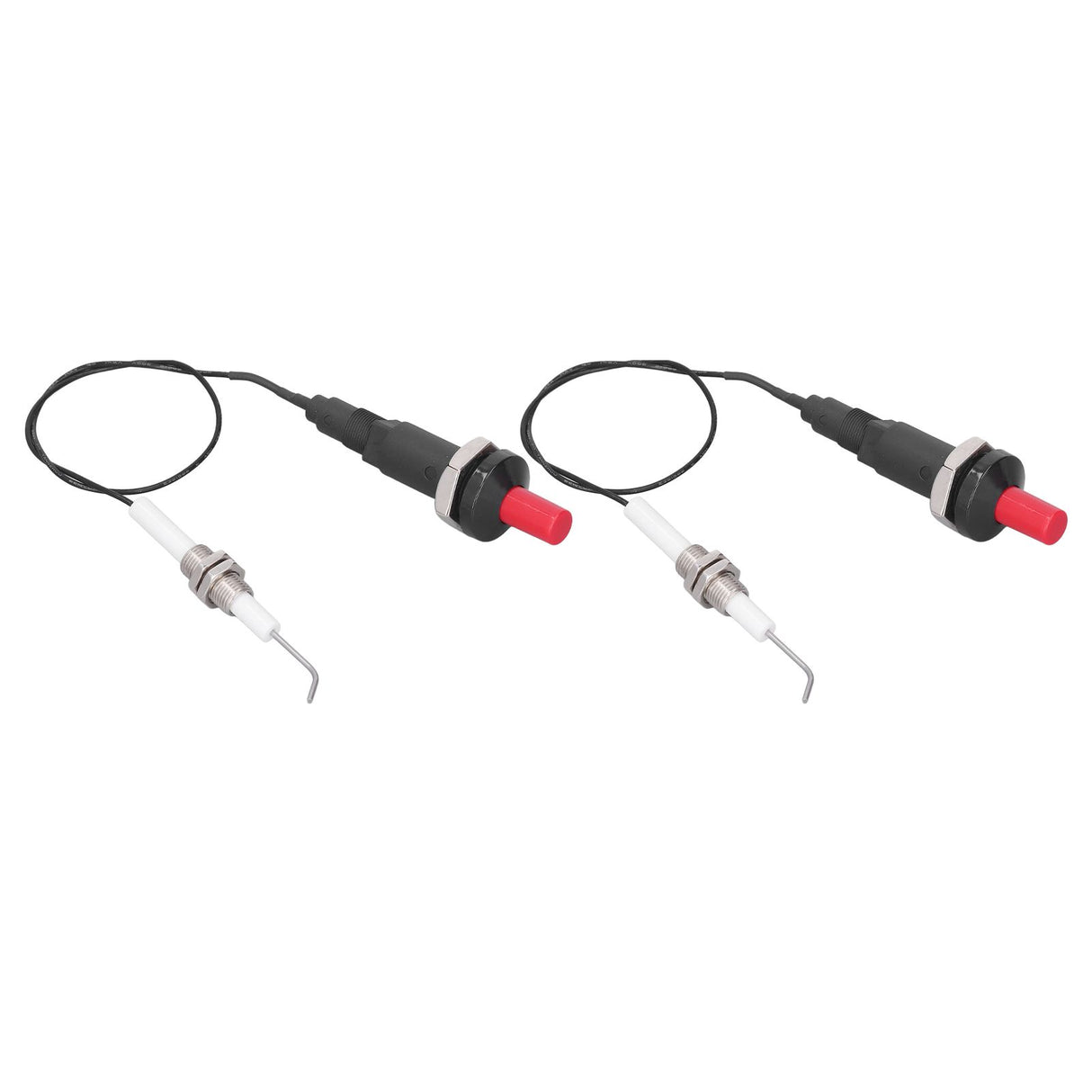 2 Sets Grill Stove Igniter Set Plastic Push Type Universal Threaded Grill Stove Spark Ignition for Kitchen Accessories