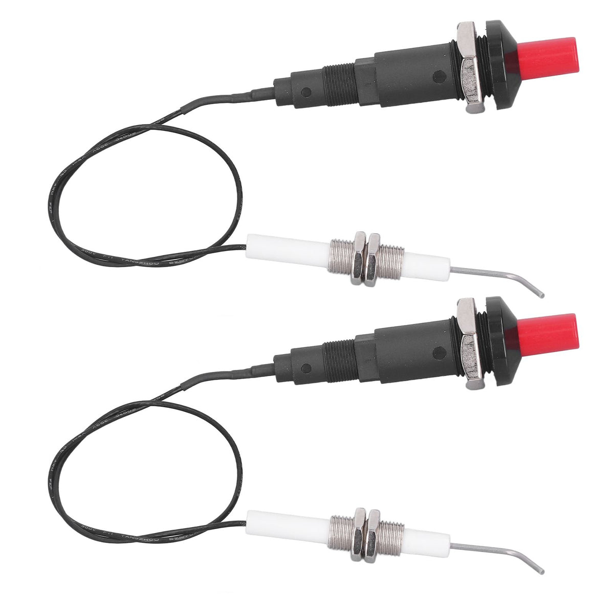 2 Sets Grill Stove Igniter Set Plastic Push Type Universal Threaded Grill Stove Spark Ignition for Kitchen Accessories