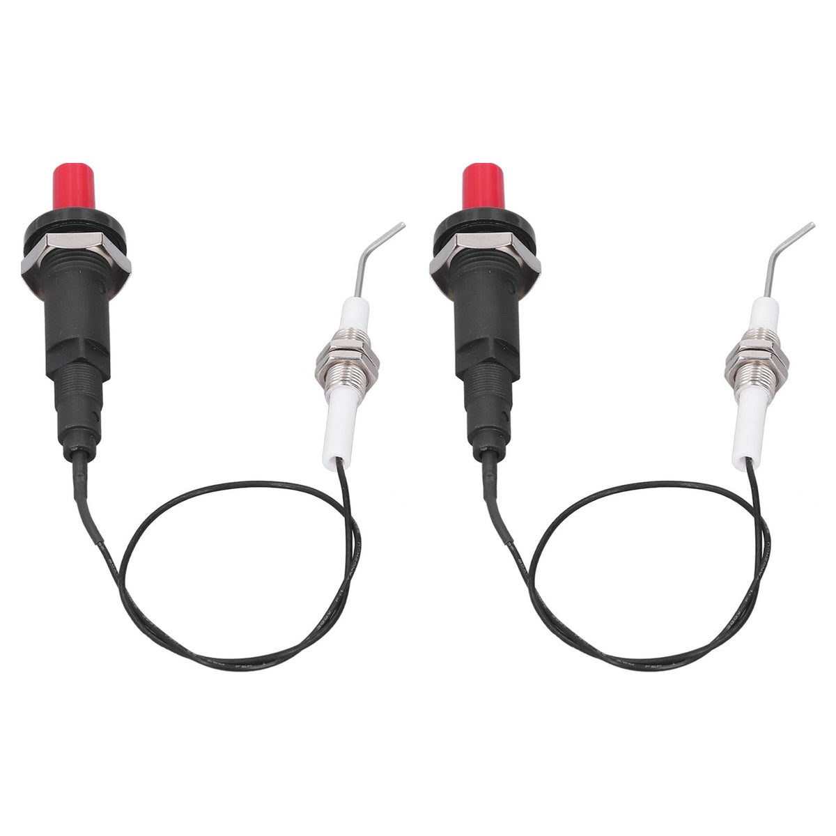2 Sets Grill Stove Igniter Set Plastic Push Type Universal Threaded Grill Stove Spark Ignition for Kitchen Accessories