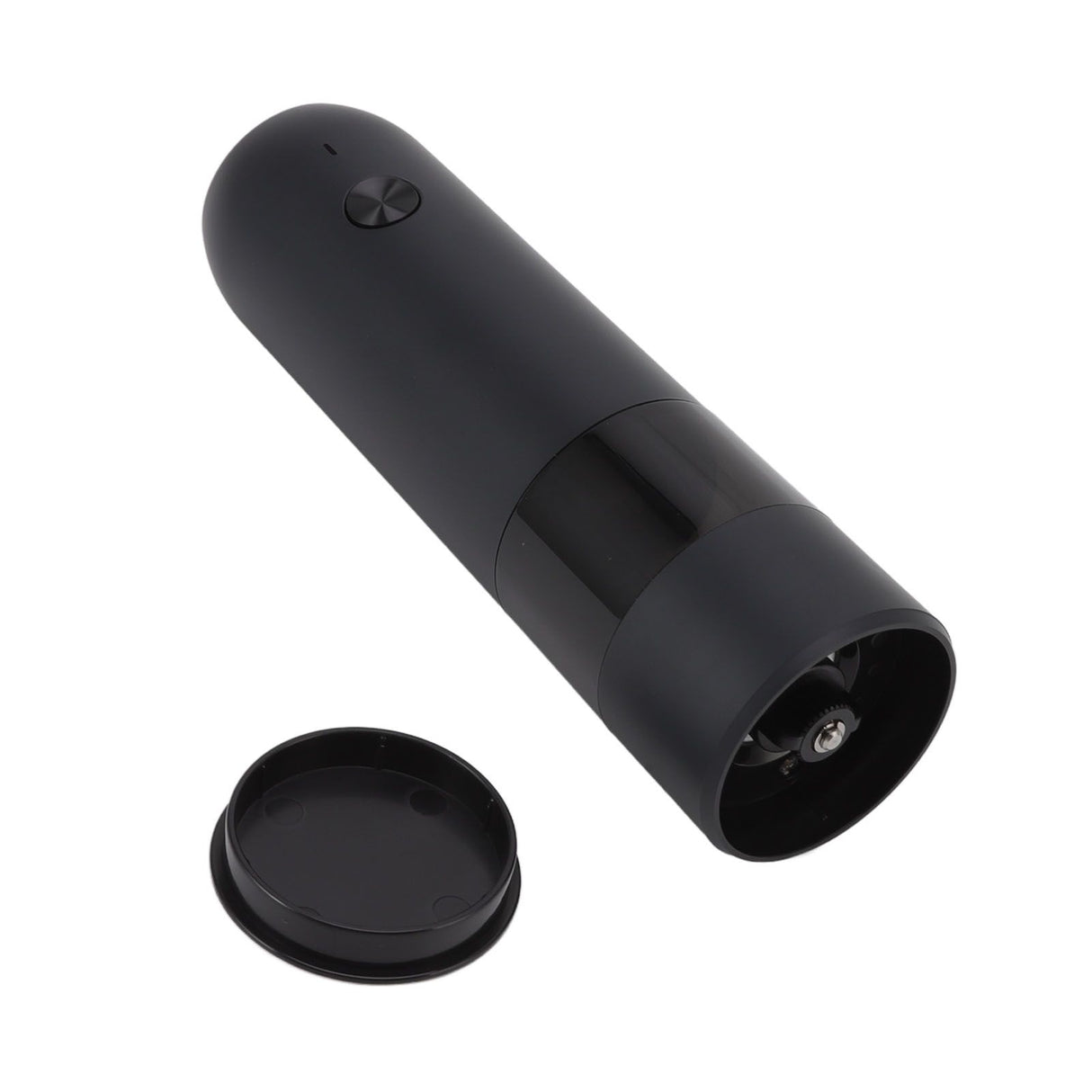 Electric Pepper Grinder Adjustable Coarseness Portable Pepper Mill for Pepper Salt Cayenne Cloves Vanilla Black