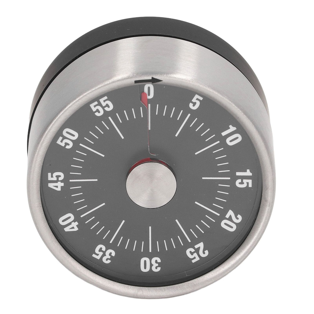 Magnetic Timer Magnet Design Stainless Steel 70db Alert High Accuracy Visual Timer for Kitchen Cooking Management Black