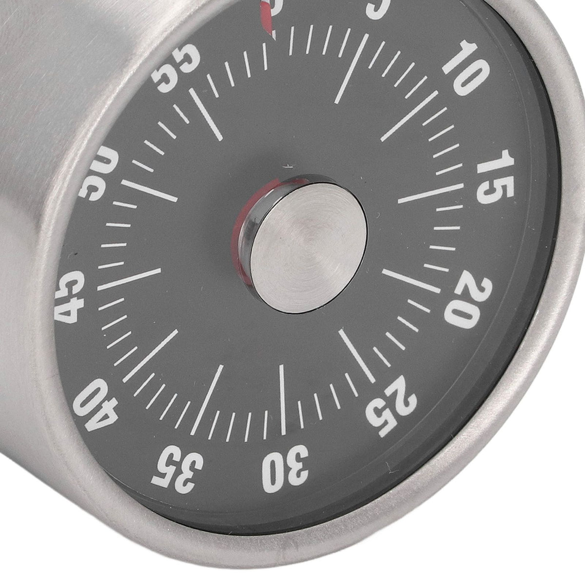 Magnetic Timer Magnet Design Stainless Steel 70db Alert High Accuracy Visual Timer for Kitchen Cooking Management Black
