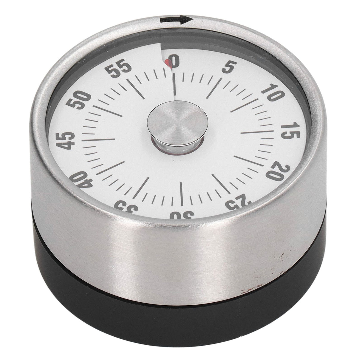 Magnetic Timer Magnet Design Stainless Steel 70db Alert High Accuracy Visual Timer for Kitchen Cooking Management White