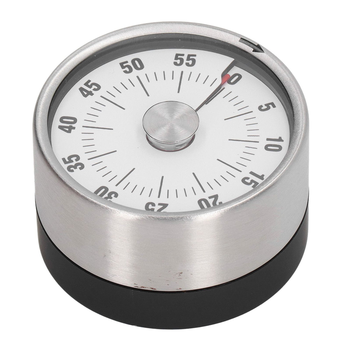 Magnetic Timer Magnet Design Stainless Steel 70db Alert High Accuracy Visual Timer for Kitchen Cooking Management White