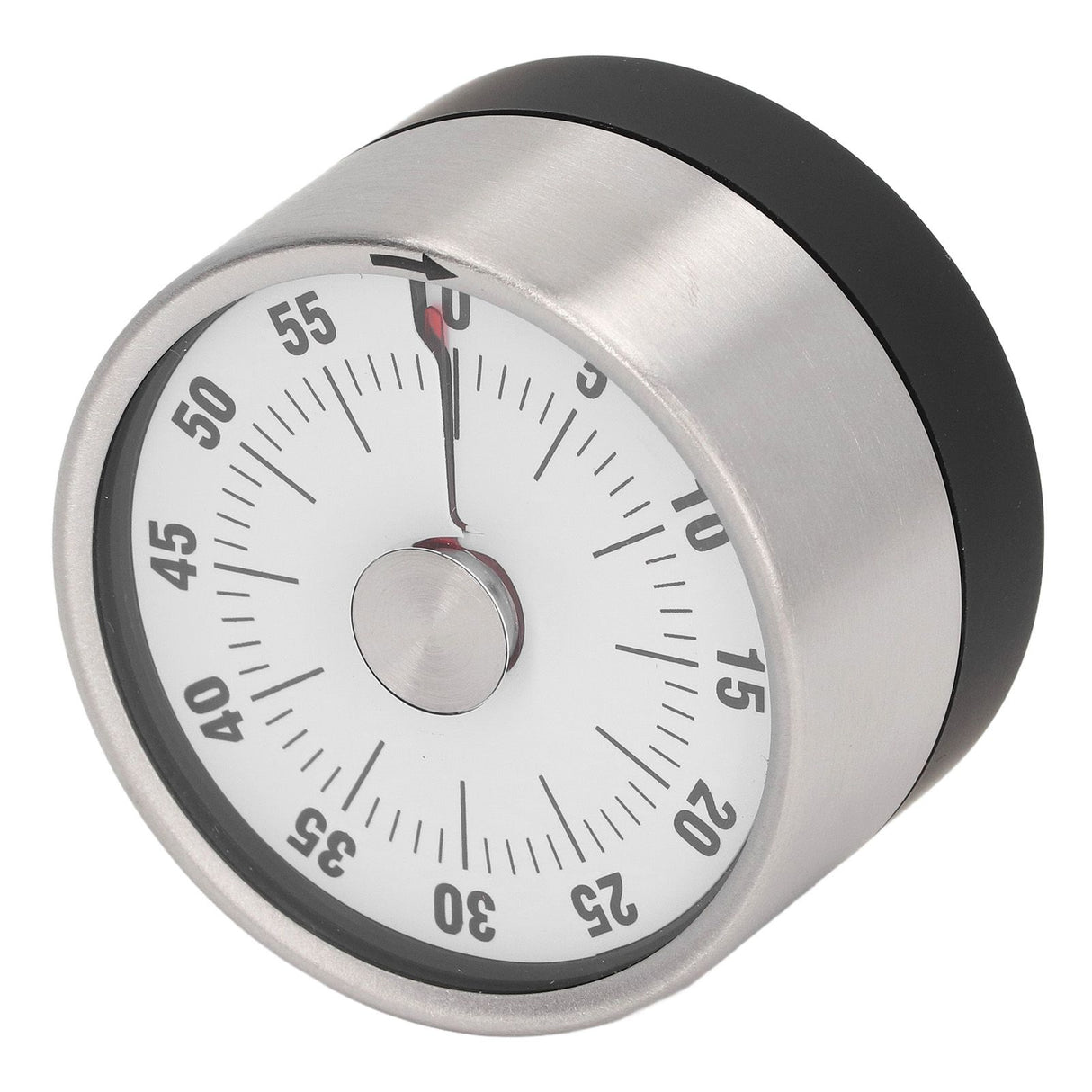 Magnetic Timer Magnet Design Stainless Steel 70db Alert High Accuracy Visual Timer for Kitchen Cooking Management White