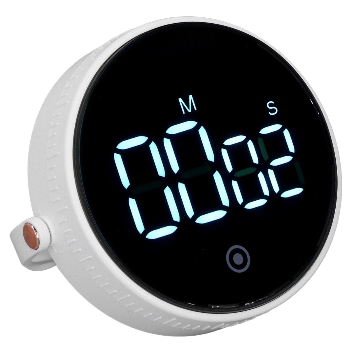 Electronic Timer with Stand Digital Display Magnetic Time Manager Timer for Office Kitchen White