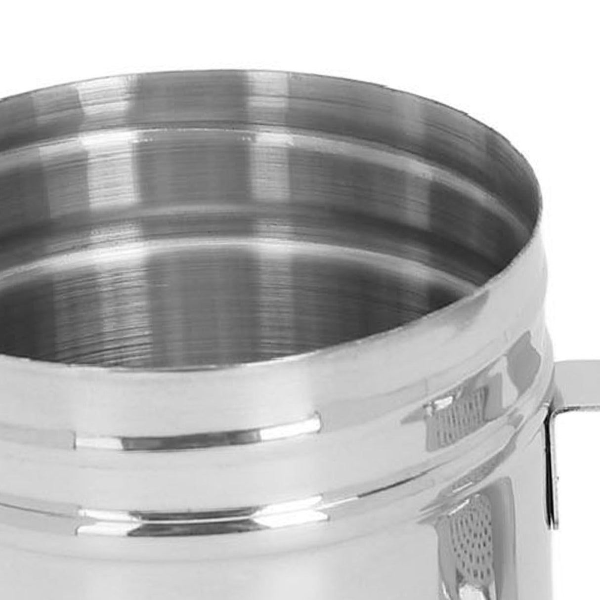 2pcs Stainless Steel Dredge Shaker with Lid Handle Salt Sugar Shakers Seasoning Pepper Shaker for Cooking Baking
