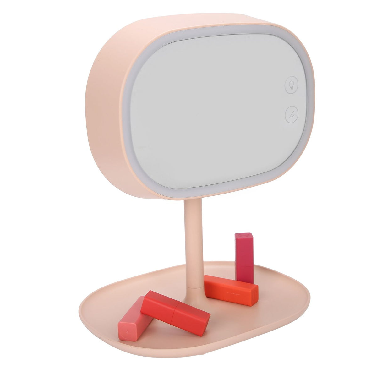 Make-Up Mirror Lamp Portable USB Charging LED Desktop Table Light for Bedroom Dormitory