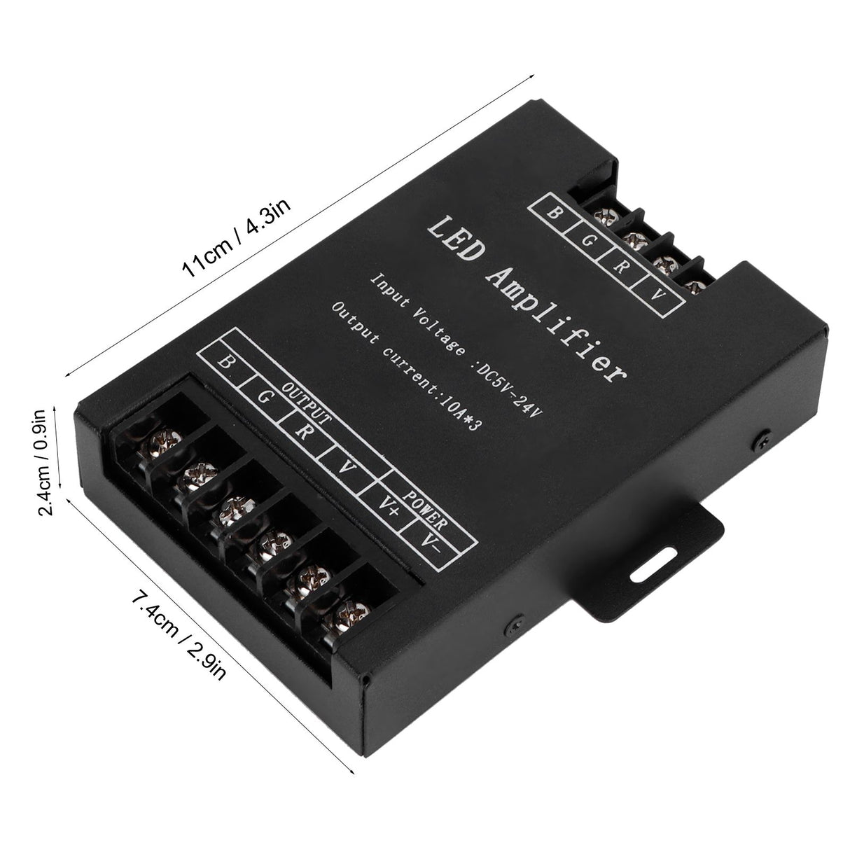 LED Signal Amplifier Lamp RGB Light Strip Power Controller Repeater Module DC5-24V