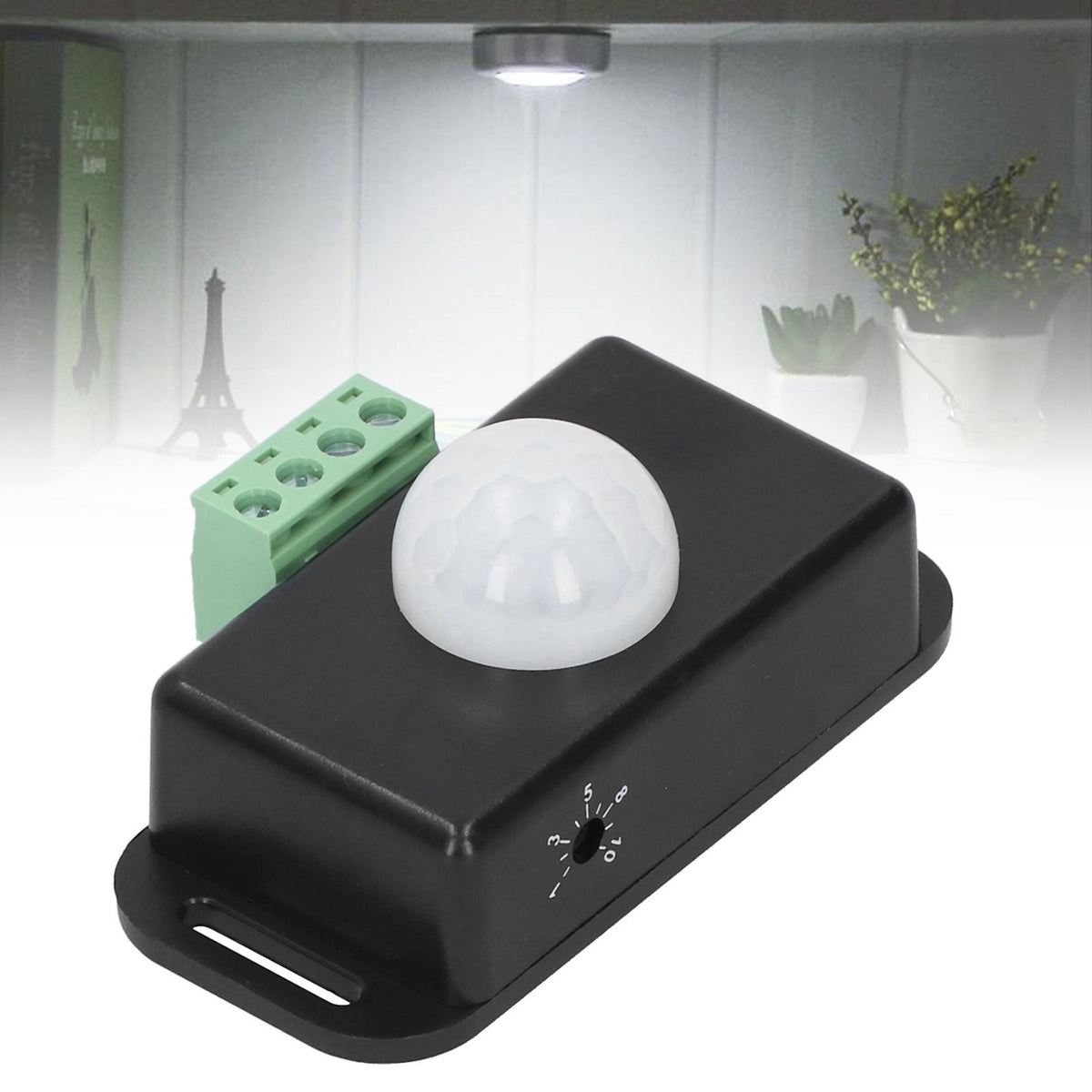 2Pcs Infrared Sensor Human Body Motion Detect Wardrobe LED Light Switch Module 12‑24V