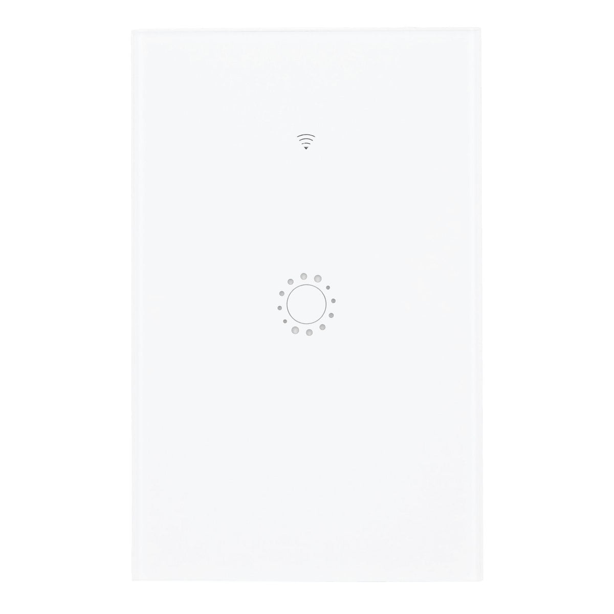 Wifi Smart LED Light Switch Touch Panel 1-Way APP Remote Voice Control for Amazon Alexa AC95-250VWhite Cover