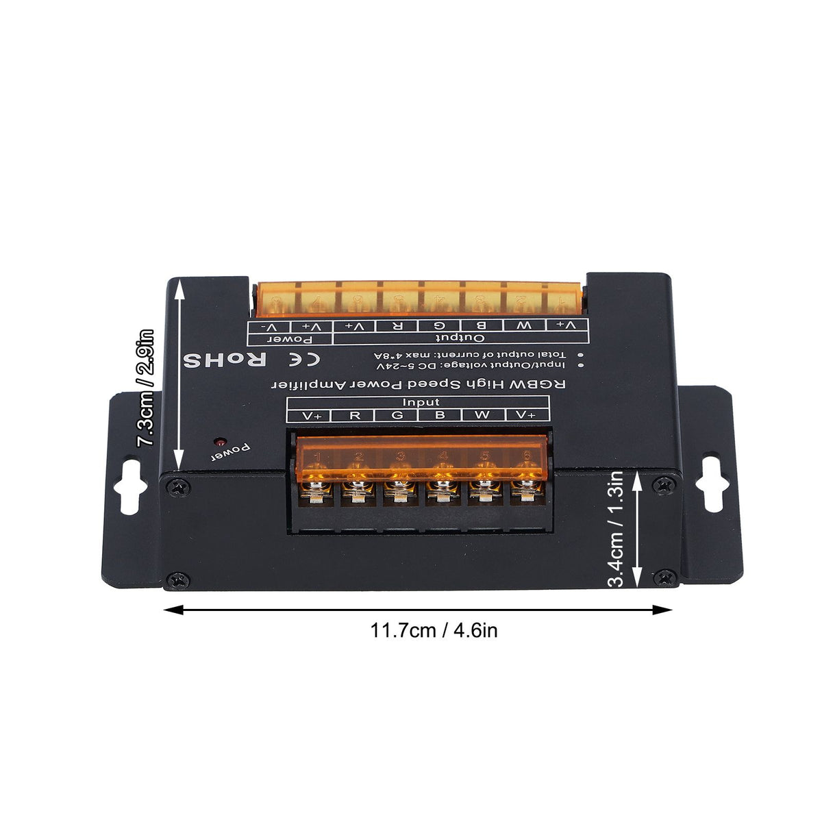 LED Signal Amplifier Module for Home RGB Light Strip Controller 0.1%100% DC5V24V