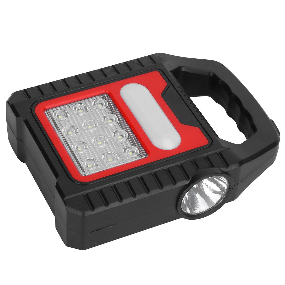 Solar Charging Handheld Flashlight USB Rechargeable Searchlight Reparing Inspection Torch
