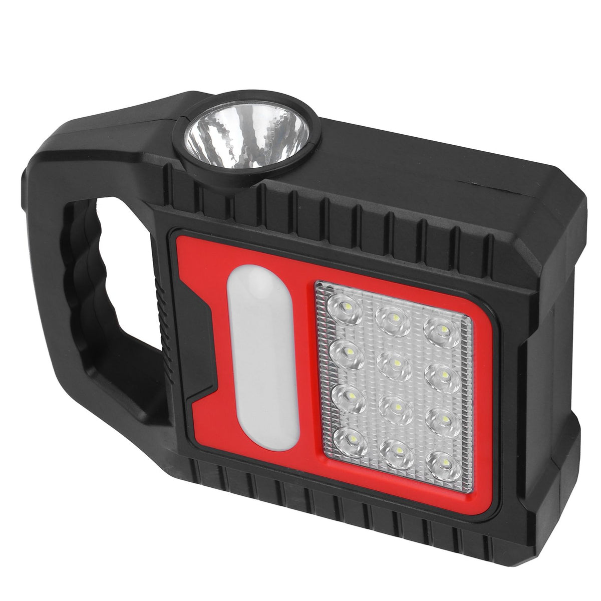 Solar Charging Handheld Flashlight USB Rechargeable Searchlight Reparing Inspection Torch