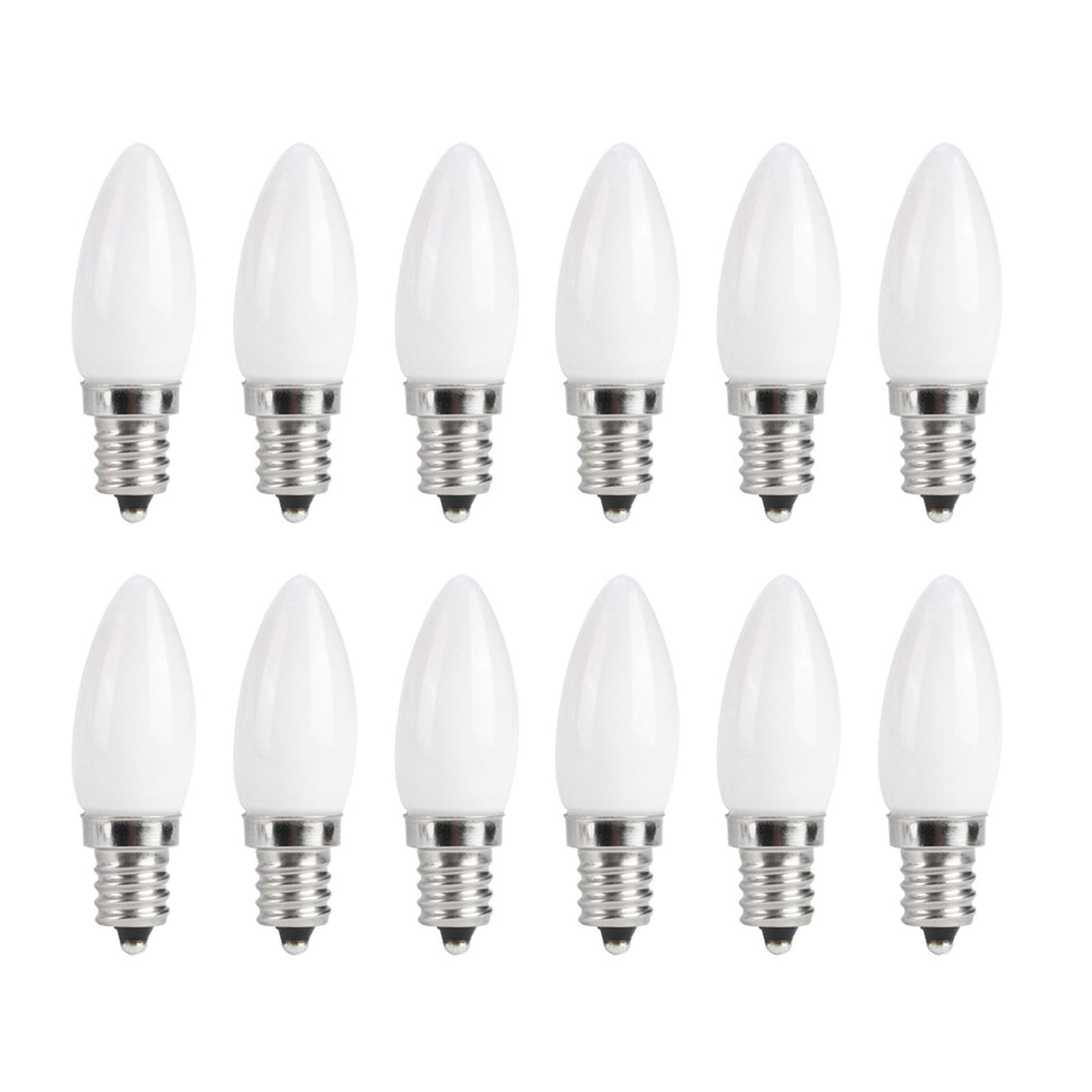 10pcs E12 LED Bulb 1.5W Warm White Lamp for Chandelier Ceiling Light Wall Lamp Home Lighting AC 110V