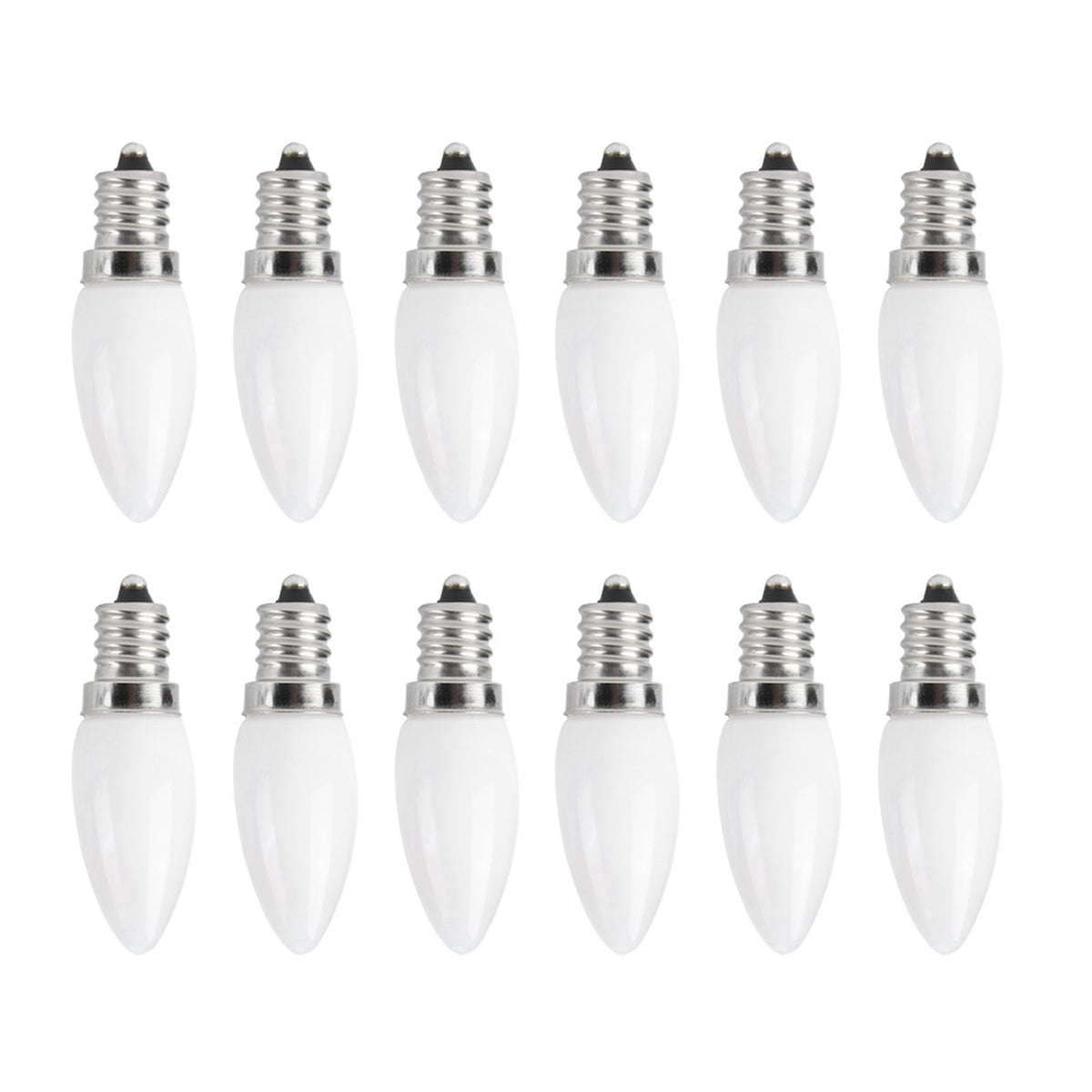 10pcs E12 LED Bulb 1.5W Warm White Lamp for Chandelier Ceiling Light Wall Lamp Home Lighting AC 110V