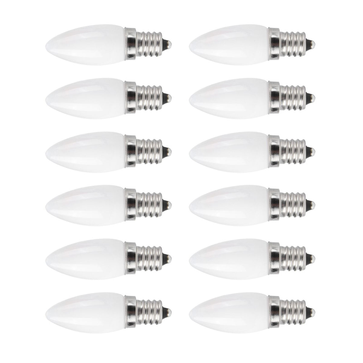 10pcs E12 LED Bulb 1.5W Warm White Lamp for Chandelier Ceiling Light Wall Lamp Home Lighting AC 110V