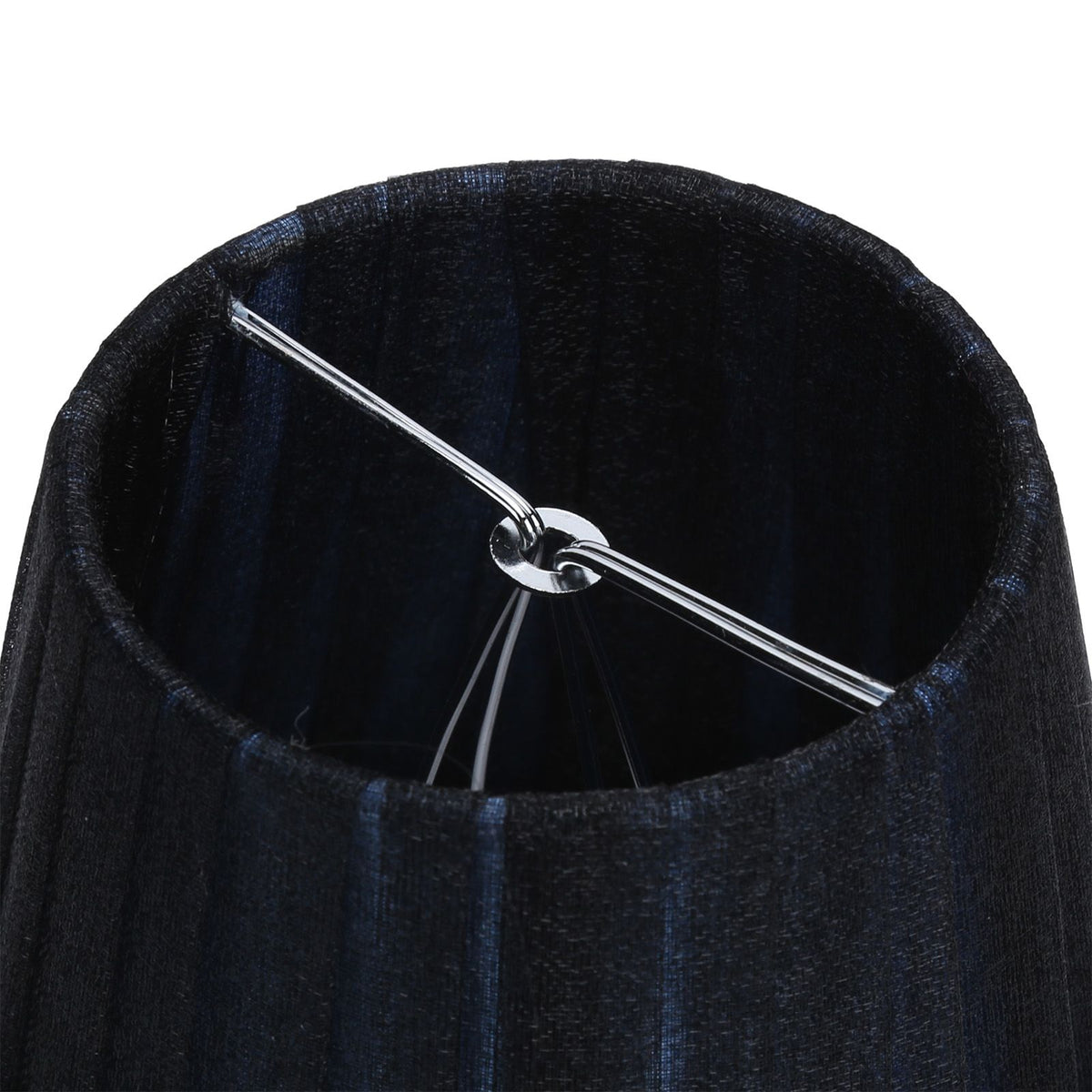 6Pcs Feather Cloth Lampshade Blue Hotel Chandelier Wall Lamp Decoration Protective Cover
