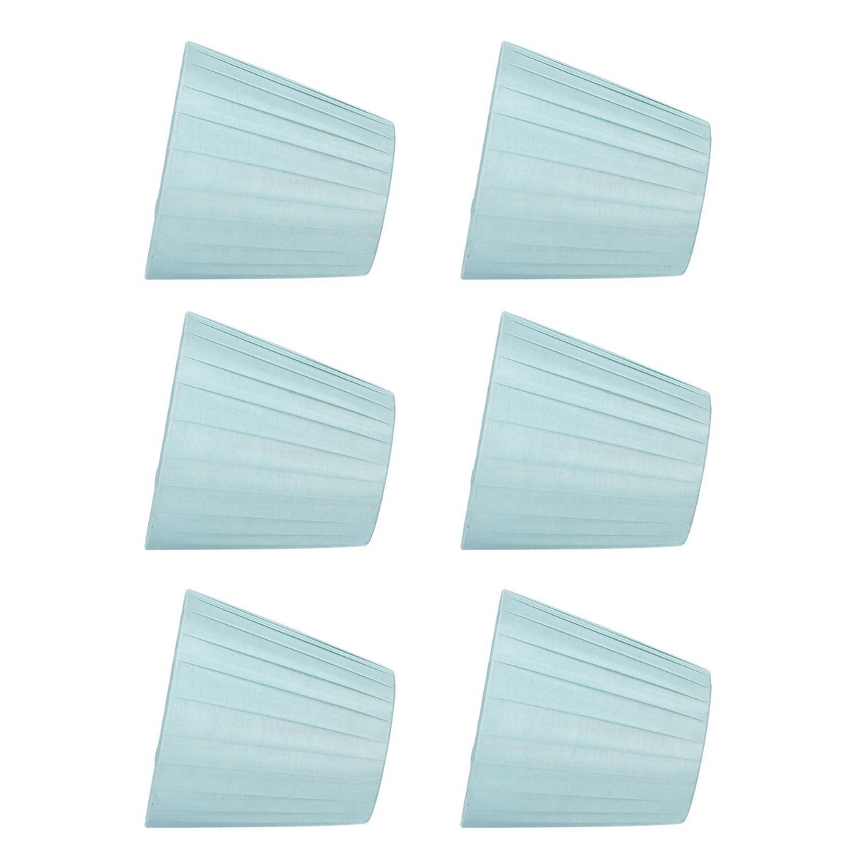 6Pcs Fabric Lampshade Chandelier Shade Wall Light Cover Clamp Mount for Small A B C F P Bulb