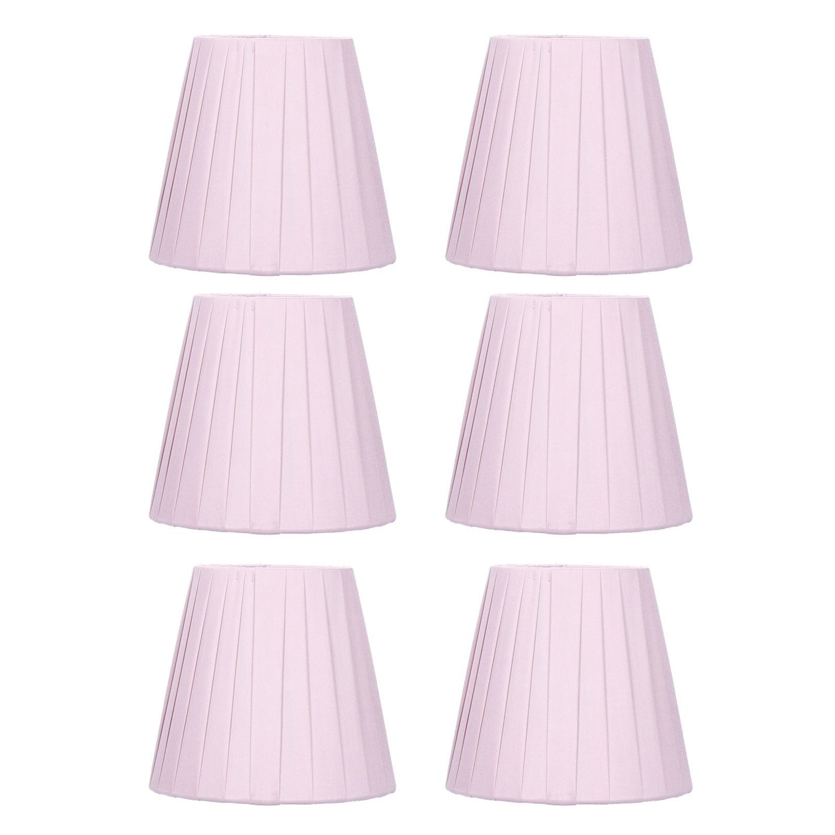 6pcs Chandelier Cloth Lampshade Wall Lamp Clip On Cover Shades Modern Simple Decoration for Home