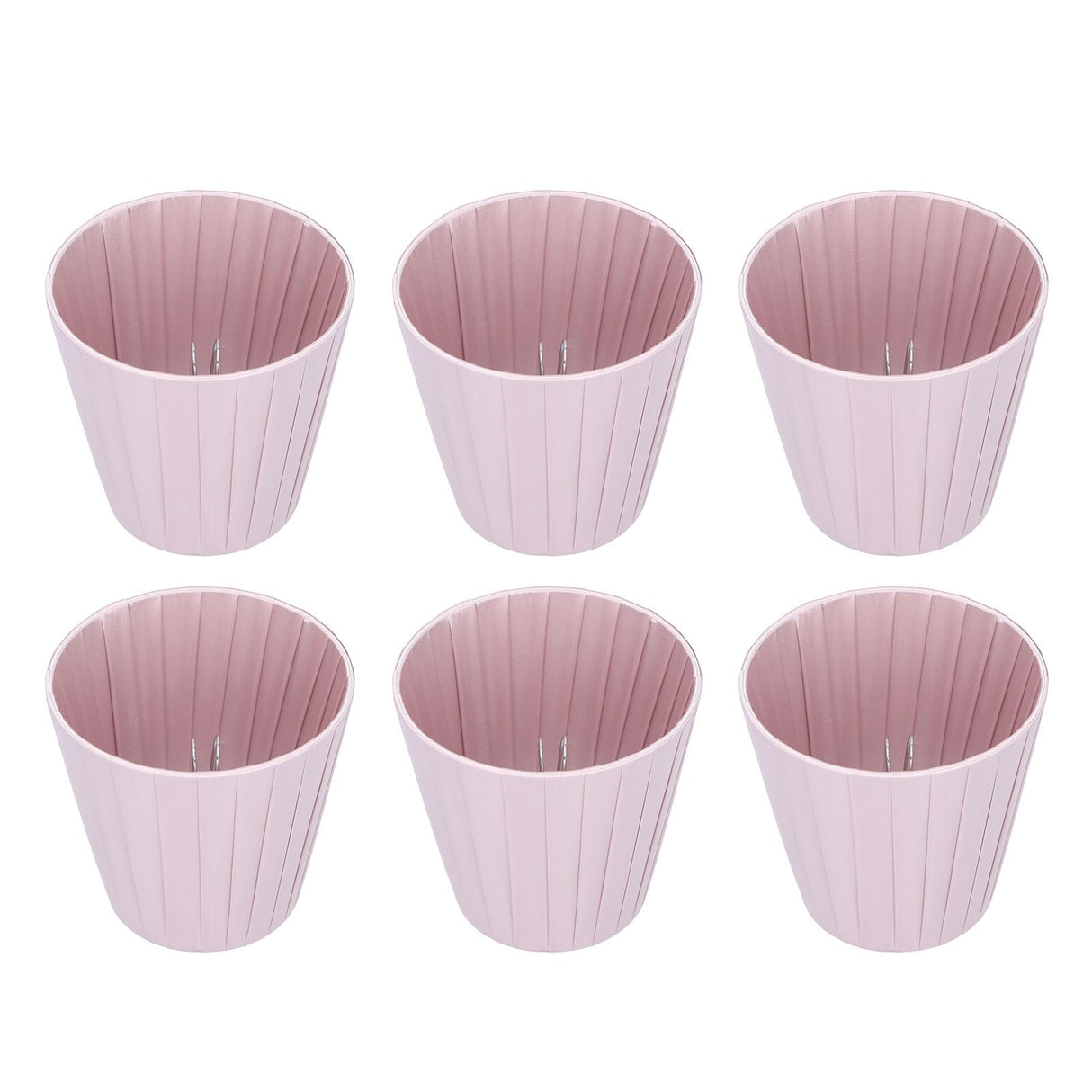 6pcs Chandelier Cloth Lampshade Wall Lamp Clip On Cover Shades Modern Simple Decoration for Home
