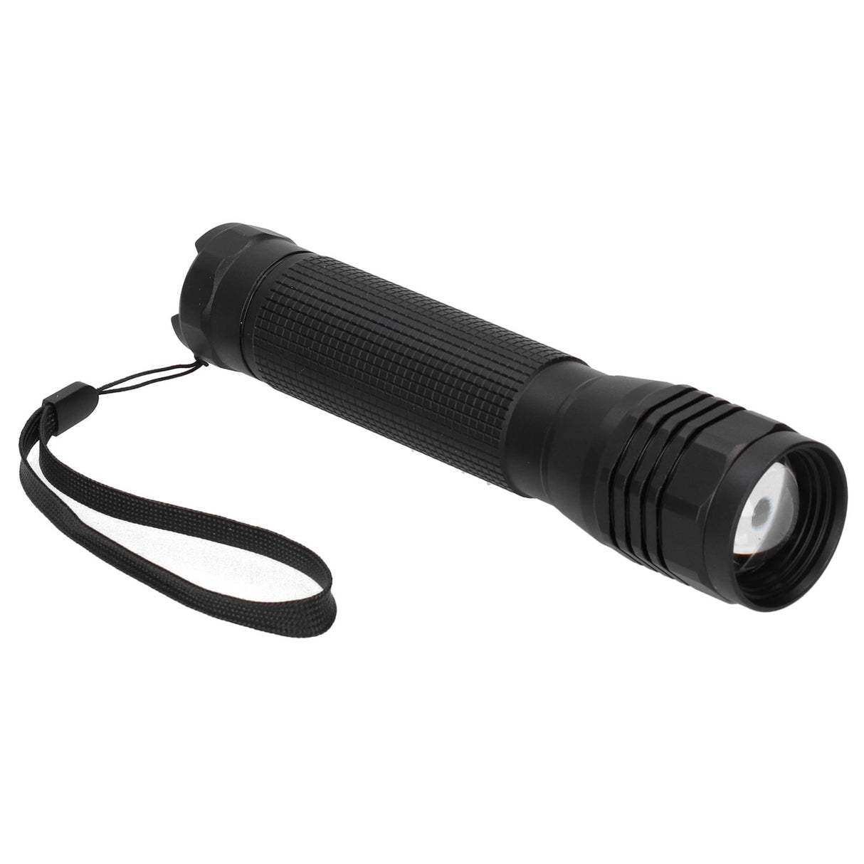 Bright P8 LED Flashlight Rotating Zoomable Torch Lamp IPX5 Waterproof for Outdoor Camping Hiking Emergency