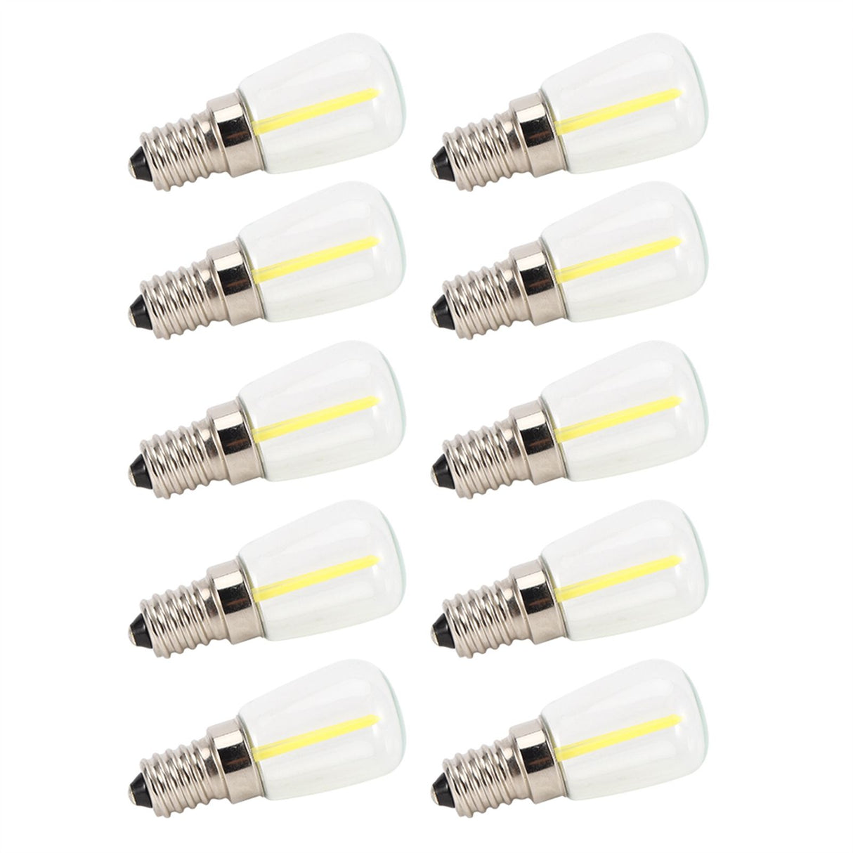 10PCS Mini Dimmable E14 LED Light Bulb 1.5W AC 110V for Chandelier Wall Lamp Home Lighting