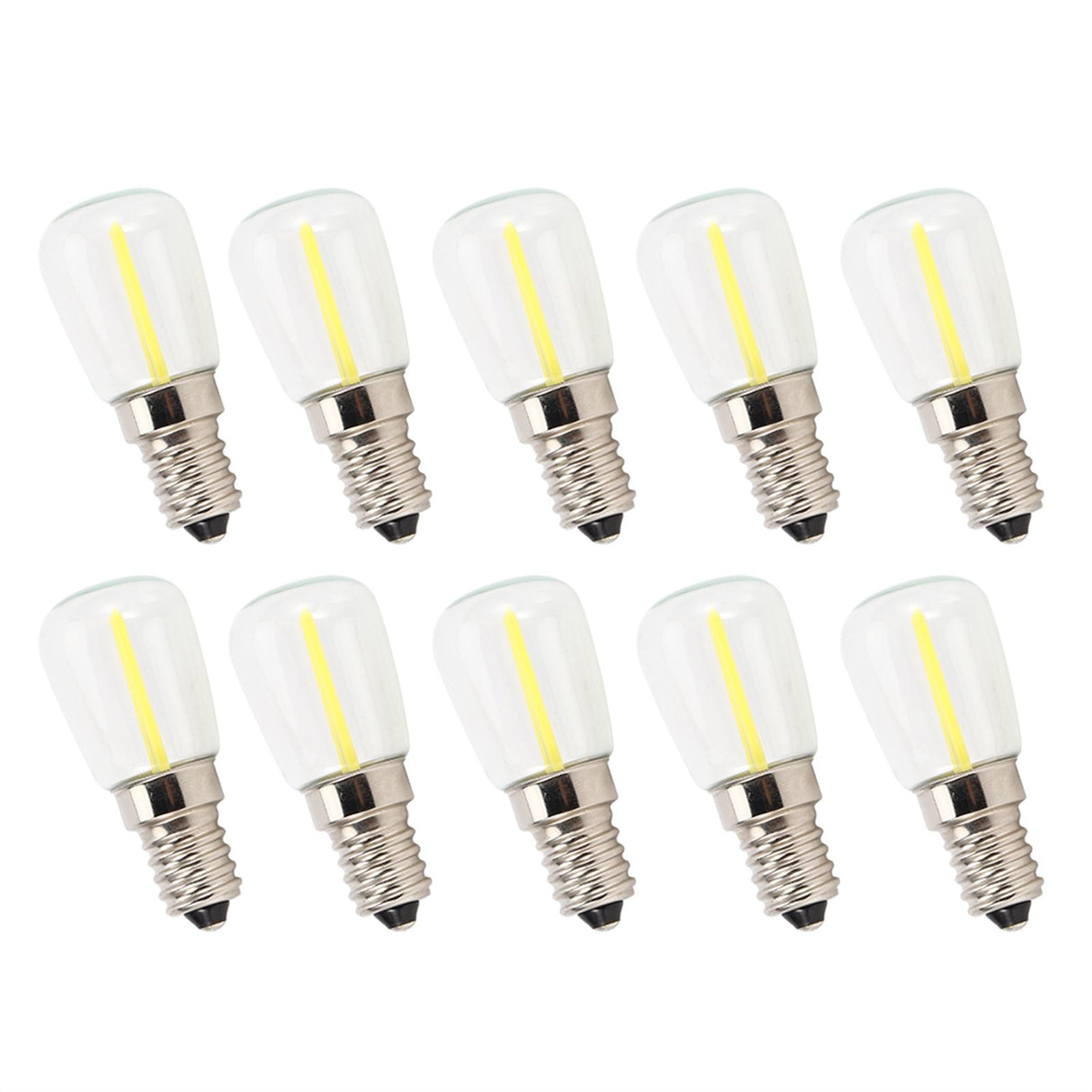 10PCS Mini Dimmable E14 LED Light Bulb 1.5W AC 110V for Chandelier Wall Lamp Home Lighting