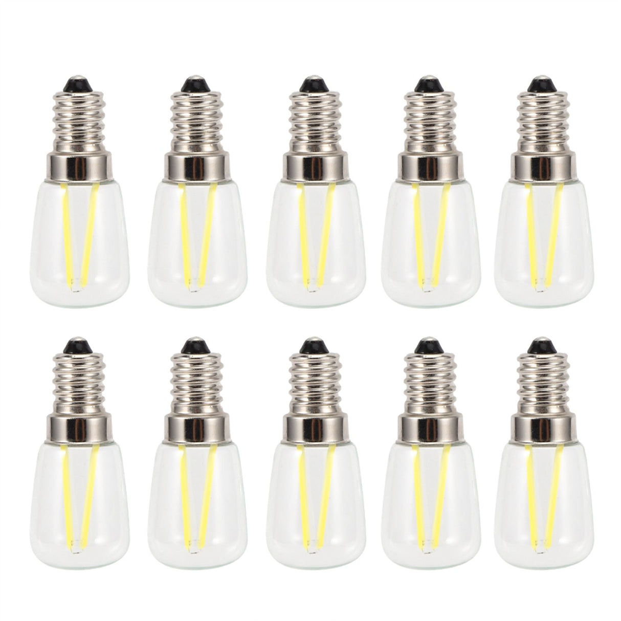 10PCS Mini Dimmable E14 LED Light Bulb 1.5W AC 110V for Chandelier Wall Lamp Home Lighting