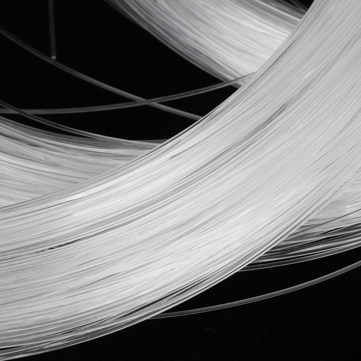 200Pcs 3 Meters Optical Fiber Cable PMMA Plastic Glowing Optical Fiber Curtain Decoration