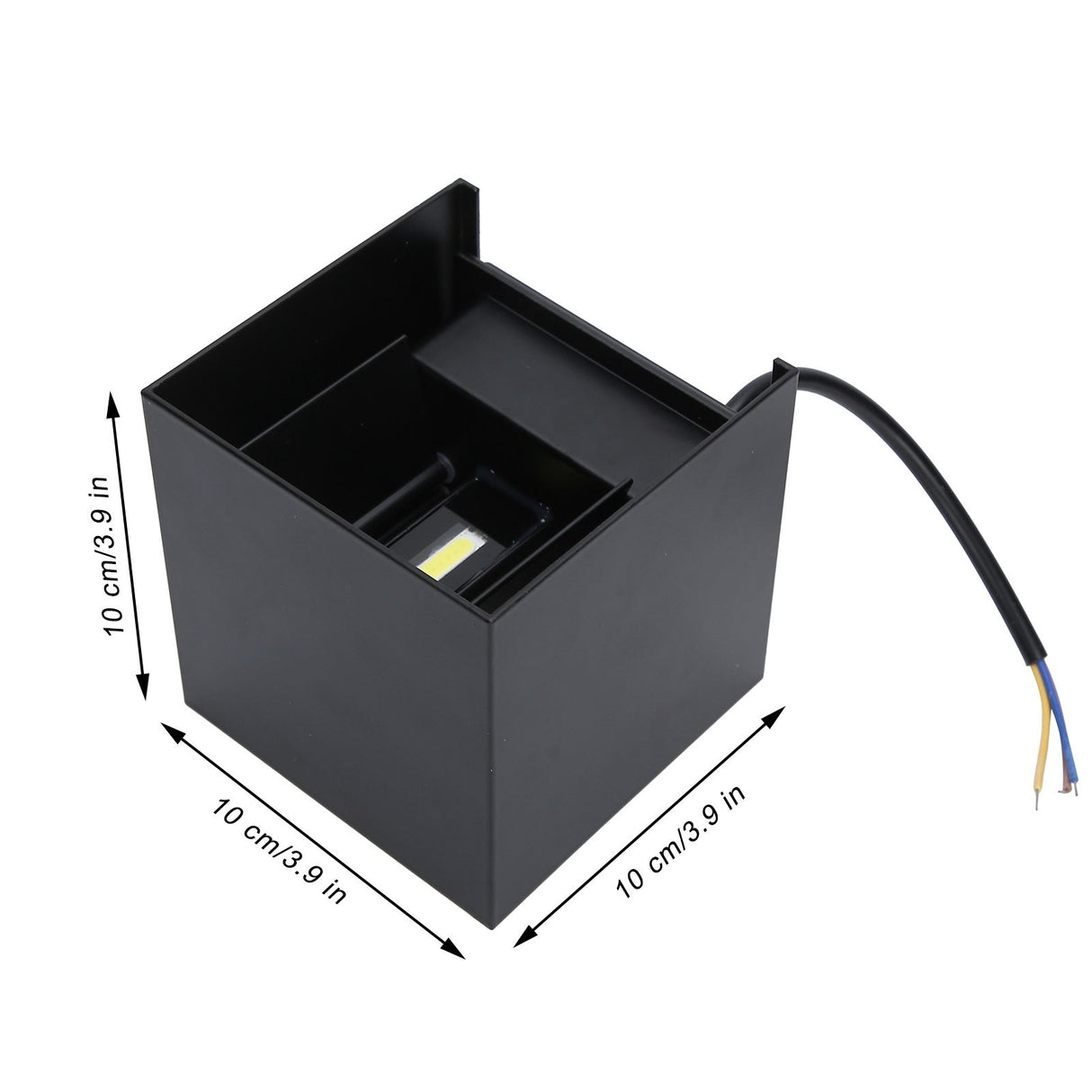 12W LED Wall Light Outdoor IP65 Waterproof Square Wall Lamp Garden Decorative Lighting Lamp
