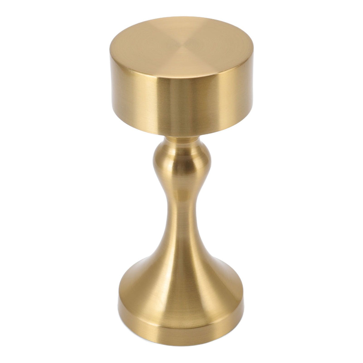 LED Table Lamp Rechargeable Battery Gold High Brightness Electroplating Drawing Process Impact Resistance Night Light B744