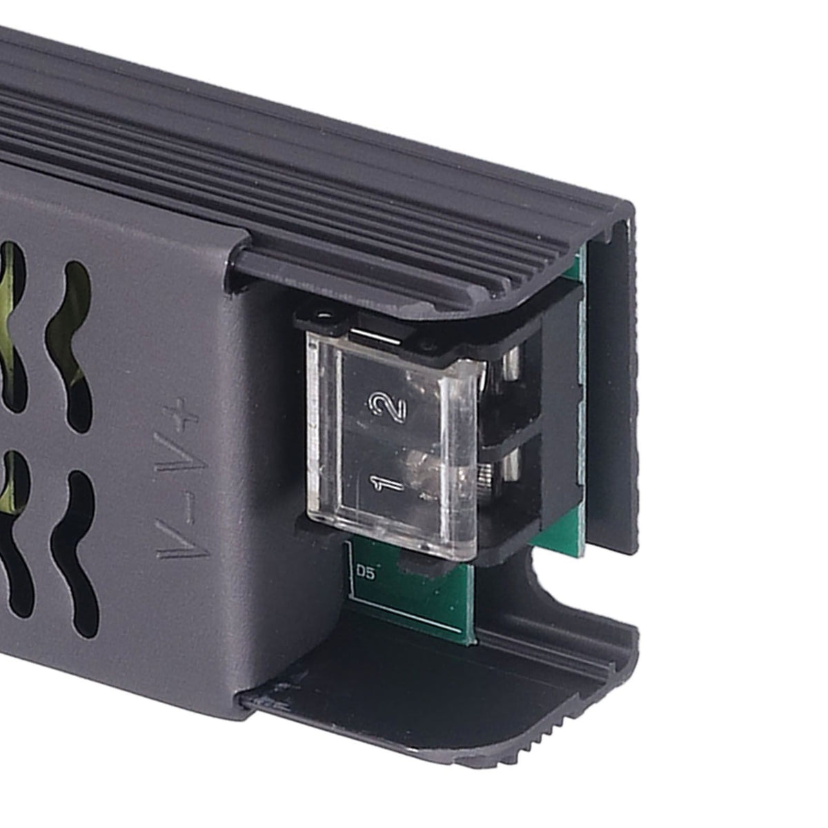 24V Power Supply 60W DC24V IP20 AC110 to 260V to 24V Copper Aluminum Alloy Hollow Design LED Transformer