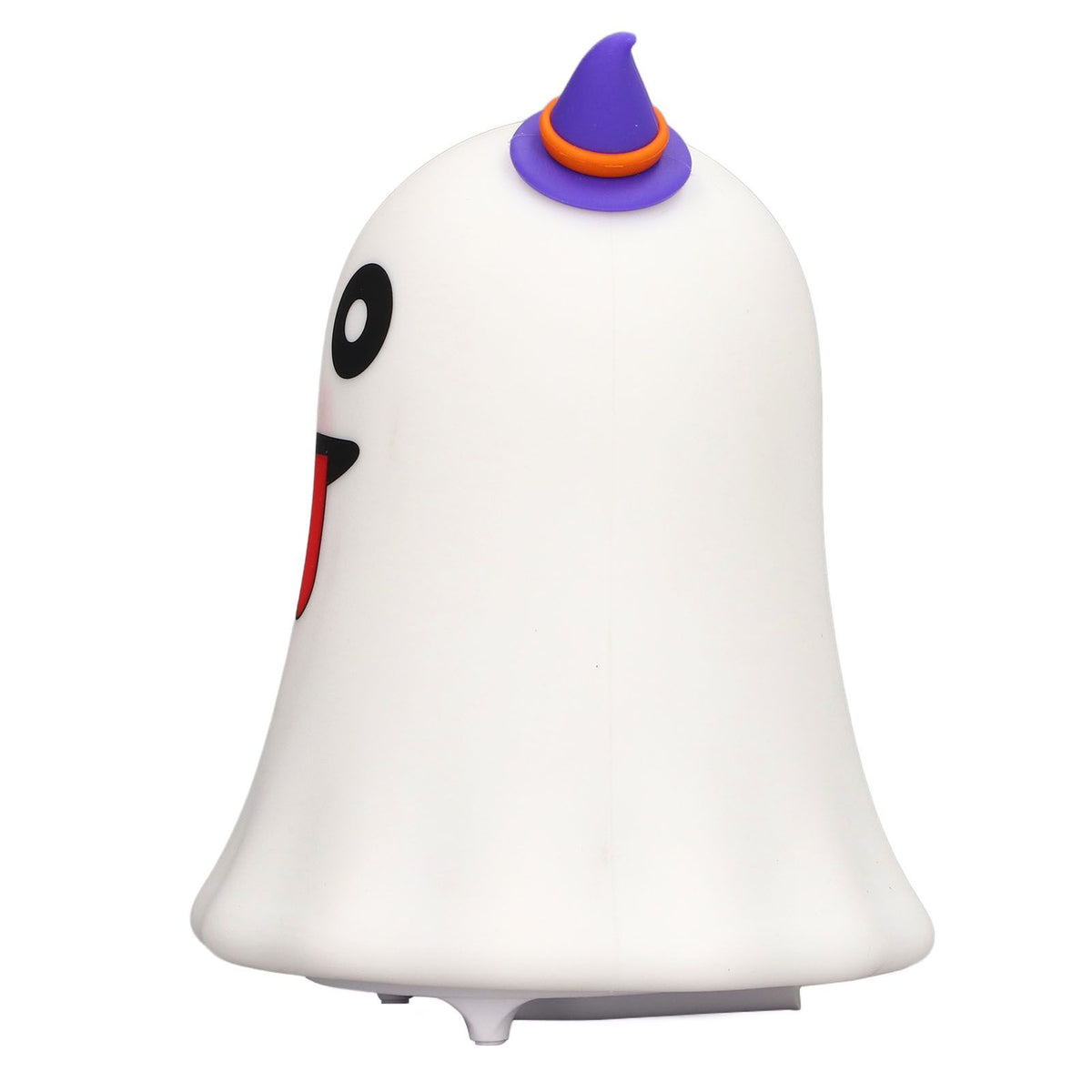 LED Cute Night Lamp Ghost Shaped 7 Colors Light USB Charging Silicone and ABS Bed Light for Kids Bedroom Halloween