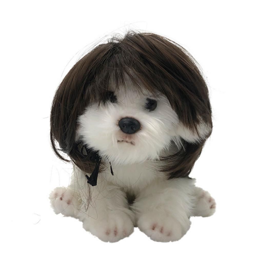 Dog Wig Pet Costumes Pet Headwear Hair Costumes for Festival Cosplay Party
