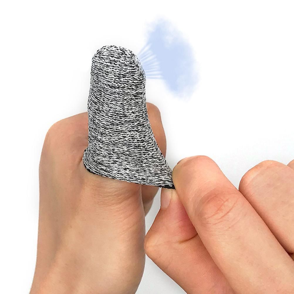 20 Pcs Finger Cots 5 Levels Of Cut Resistant Protective Sleeve Reusable Anti Slip Finger Sleeve for Kitchen Work Sculpture