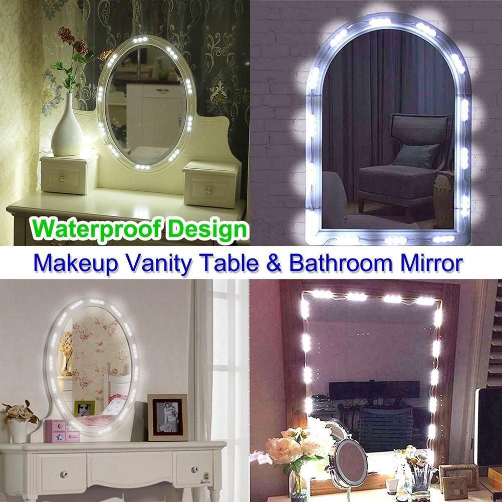 LED Mirror Light Dimmable Mirror Lighting with 45 Leds DIY Make Up Light for Dressing Table USB Makeup Mirror Light