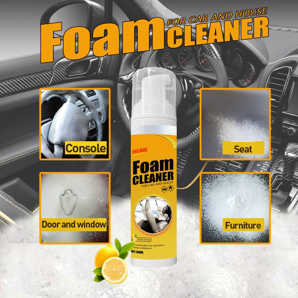 100ML Multi Purpose Foam Cleaner Surface Cleaner for Metal Marble Glass Household Surface Cleaning Agent for Furniture Protection