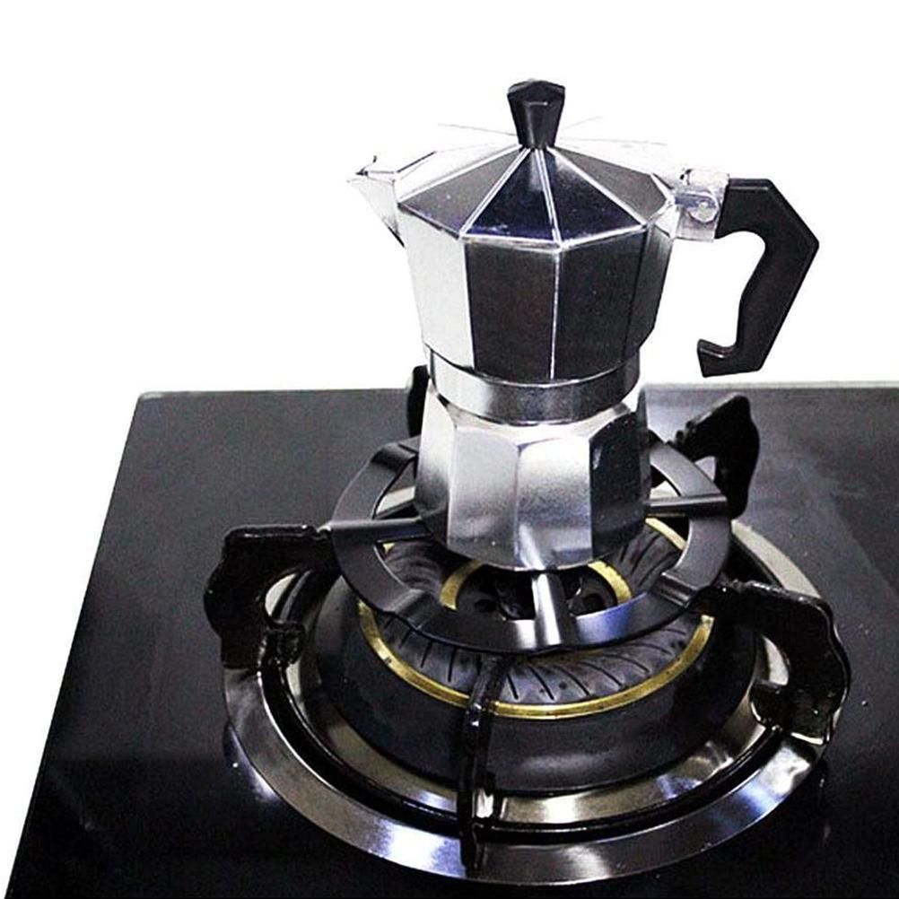 Moka Pot Stove Stand Steel Coffee Pot Holder Gas Range Support Ring Grate Gas Hob Rack Kitchen Accessories