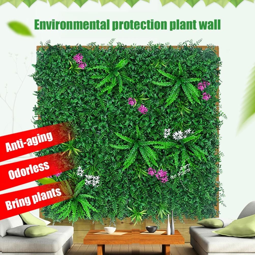 Artificial Green Plant Simulation Green Grass Home Wall Decoration Hotels Cafes Backdrops