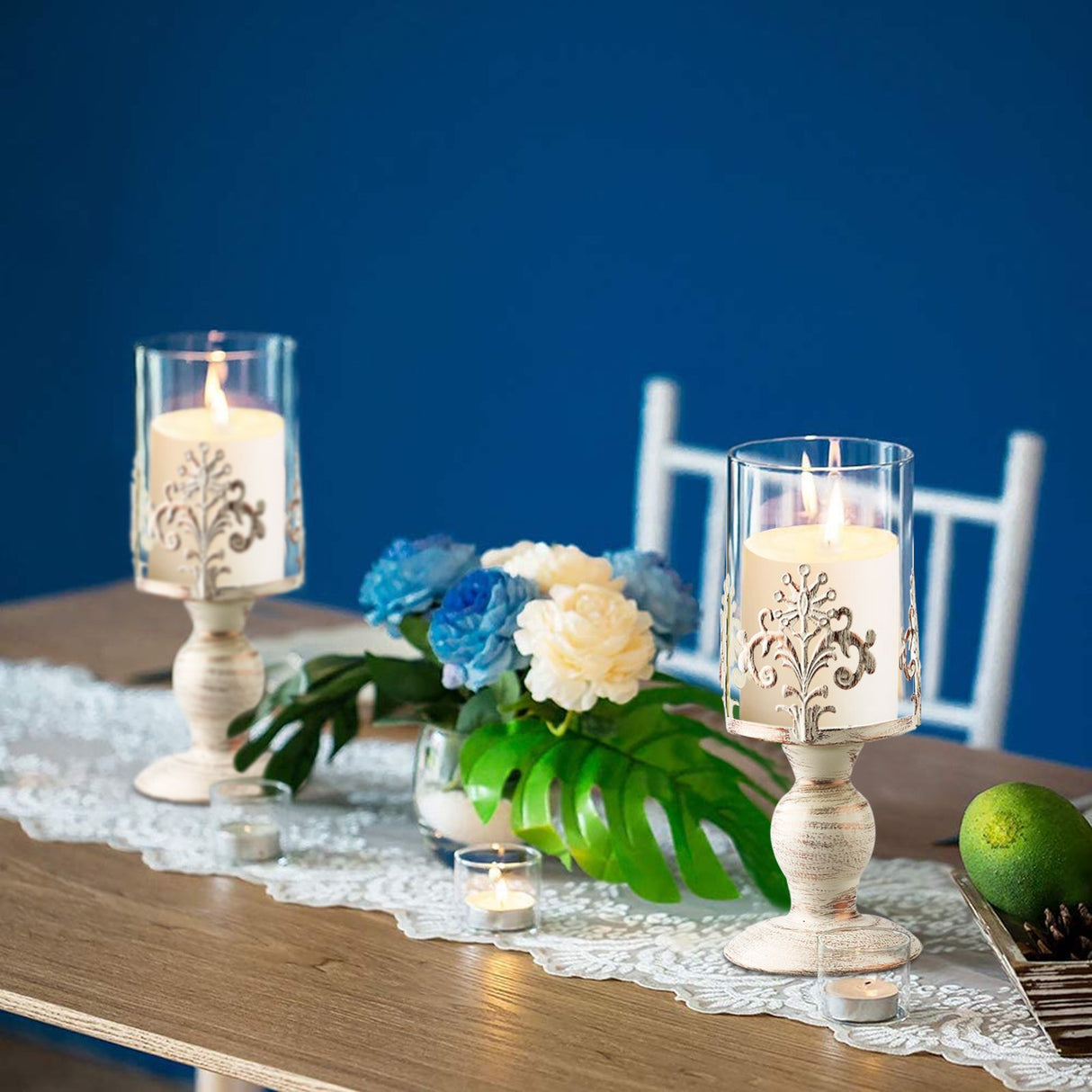 European Creative Iron Candlestick Candlestick Crafts Ornaments Home Table Romantic Candlestick Ornaments