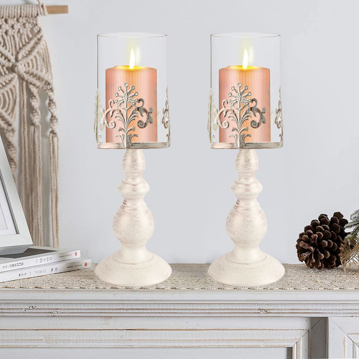 European Creative Iron Candlestick Candlestick Crafts Ornaments Home Table Romantic Candlestick Ornaments